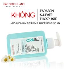 Dung dịch vệ sinh phụ nữ ORASIC 30ml Sắc Ngọc Khang - Chiết xuất thiên nhiên, làm sạch dịu nhẹ và bảo vệ da, dễ dàng sử dụng mỗi ngày