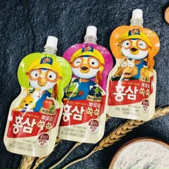Nước uống Hồng Sâm trái cây Pororo Hàn Quốc 100 ml