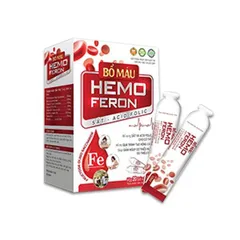 Bổ Máu Hemo Feron - Bổ sung sắt, acid folic cho cơ thể (H/20 gói)