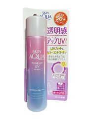 Xịt Chống Nắng Skin Aqua Tone Up UV Spray SPF 50+ PA++++ - Chống Nắng, Làm Sáng Da, Dùng Trong Mọi Hoạt Động Ngoài Trời, 70g Nhật Bản