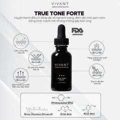 Serum Vivant True Tone Forte 30ml - Ngừa Lão Hóa, Làm Sáng Da, Đều Màu Da - Tinh Chất Chống Tăng Sắc Tố Nghiêm Trọng