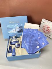 Set kem dưỡng ẩm Su:m37 Water-full Marine Gel Cream 120ml - Dưỡng dàu cấp ẩm, kiềm dầu và sản phẩm tặng kèm hấp dẫn