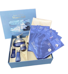 Set kem dưỡng ẩm Su:m37 Water-full Marine Gel Cream 120ml - Dưỡng dàu cấp ẩm, kiềm dầu và sản phẩm tặng kèm hấp dẫn