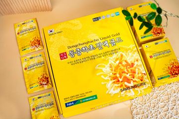 Nước đông trùng hạ thảo NongHyup Hàn Quốc hộp 30 gói x 70ml