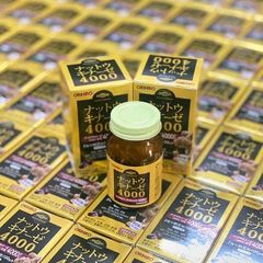 Viên uống Natto Kinase Orihiro 4000Fu Nhật Bản - Hỗ trợ tim mạch, tăng cường lưu thông máu và sức khỏe não bộ