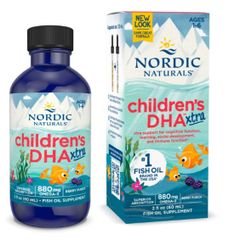 Siro Dầu Cá DHA Xtra Nordic 880mg 60ml - Bổ Sung Omega-3 Tối Ưu Cho Trẻ 1-6 Tuổi, Hương Vị Quả Mọng Ngon Miệng