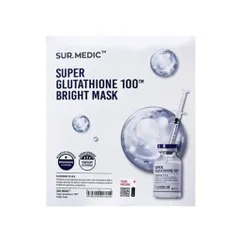 Mặt Nạ Dưỡng Trắng Sur.Medic Super Glutathione 100 Bright Mask