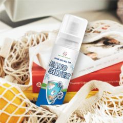 Chai Xịt Diệt Khuẩn Nano Bạc 30ppm - Khử Mùi, Diệt Vi Khuẩn, Virus an toàn cho gia đình và trẻ em - Công Nghệ Nano Việt Nam
