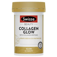 Viên uống hỗ trợ đẹp da Swisse Beauty Collagen Glow 60 viên Úc