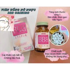 Viên Uống Nở Ngực BBB Best Beauty Body Nhật Bản - Tăng Kích Thước, Săn Chắc Vòng 1 Sau Sinh, An Toàn Và Tự Nhiên