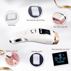 Máy triệt lông IPL Laser CLALYFA làm lạnh vùng da Wax cao cấp Nhật Bản