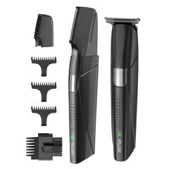 Máy cạo râu sạc Pin Vellope Nhật Bản 3 in 1 - Cắt tóc, tỉa lông cơ thể, chống nước, chuyên nghiệp, tiện lợi