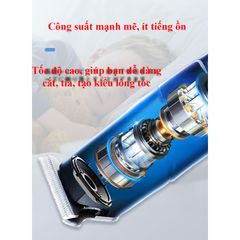 Máy cạo râu sạc Pin Vellope Nhật Bản 3 in 1 - Cắt tóc, tỉa lông cơ thể, chống nước, chuyên nghiệp, tiện lợi