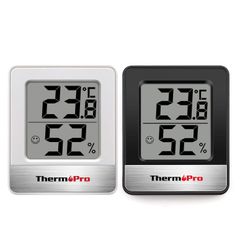 Nhiệt Ẩm Kế Điện Tử Cao Cấp Thermopro TP49 - Thông Minh, Đo Nhiệt Độ & Độ Ẩm Chính Xác, Thiết Kế Nhật Bản, Màn Hình LCD Thân Thiện