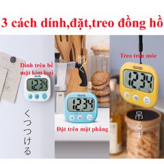 Đồng hồ đếm ngược cao cấp Tanita TD384 Nhật Bản - Đồng hồ hẹn giờ đa năng với màn hình LCD lớn, bấm giờ tiện lợi, phù hợp nấu ăn và thể thao.