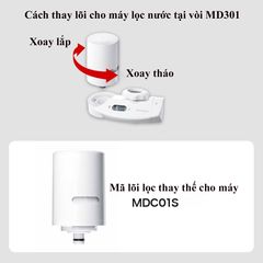 Máy Lọc Nước Tại Vòi CleanSui MD301 Mitsubishi Nhật Bản - Tiêu Chuẩn Nước Uống, Thiết Kế Nhỏ Gọn, Không Điện, Lắp Đặt Dễ Dàng