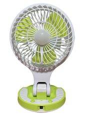 Quạt Sạc Tích Điện MiniFan LY 5580 kèm Đèn LED - Quạt Du Lịch Gọn Nhẹ, Đa Chức Năng, 2 Tốc Độ Gió, Thiết Kế Thời Trang