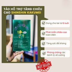 Tảo Shin Shin Kakumei 300 Viên - Hỗ Trợ Tăng Chiều Cao Trẻ Em Nhật Bản - Sản Phẩm Phát Triển Chiều Cao Từ 6-19 Tuổi