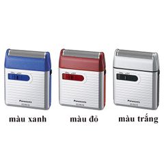 Máy cạo râu Panasonic ES-RS10-A Nhật Bản - Thiết kế nhỏ gọn, lưỡi cạo mịn, pin AA, màu trắng - xanh - đỏ, phù hợp cho da nhạy cảm