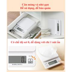 Cân điện tử nhà bếp KD-187 Tanita Nhật Bản - Cân tiểu ly 1kg/1g, lý tưởng cho chế độ ăn kiêng và nấu ăn chính xác