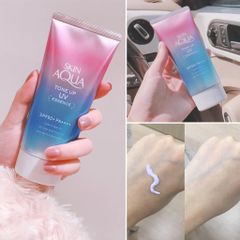 Kem Chống Nắng Skin Aqua Tone Up UV Essence SPF 50+ PA++++ Nhật Bản - Dưỡng Da, Điều Chỉnh Màu Sắc, Chống Nắng Hiệu Quả, 80g