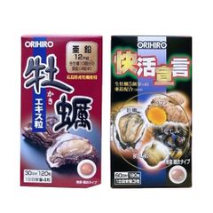 Viên Uống Tinh Chất Hàu Tươi và Tỏi Nghệ Orihiro Nhật Bản - Bổ Sung Dưỡng Chất Cho Sức Khỏe Nam Giới, Hỗ Trợ Đề Kháng Tốt Nhất