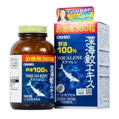 Viên uống Squalene Orihiro 360 viên bổ khớp Nhật Bản - Hỗ trợ giảm đau và viêm khớp hiệu quả, bảo vệ sức khỏe xương khớp
