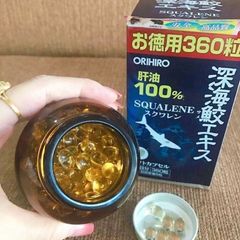 Viên uống Squalene Orihiro 360 viên bổ khớp Nhật Bản - Hỗ trợ giảm đau và viêm khớp hiệu quả, bảo vệ sức khỏe xương khớp