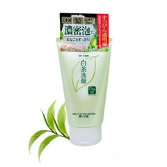 Sữa Rửa Mặt Trà Xanh Rohto Shirochasou 120g - Bọt Mịn Sakun, Làm Sáng Da, Ngăn Ngừa Mụn, Chiết Xuất Từ Trà Xanh Nhật Bản