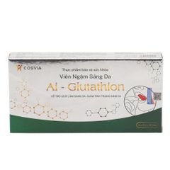Viên Ngậm Trắng Da Cosvia Ai - Glutathion Hỗ Trợ Làm Sạch Nám, Tăng Cường Độ Đàn Hồi Da, Dưỡng Da Khỏe Mạnh, Tươi Sáng