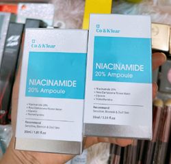 Serum Co&K’lear Niacinamide 20% Ampoule 30ml - Làm Sáng Da, Kiểm Soát Dầu và Se Khít Lỗ Chân Lông, Chống Lão Hóa Tốt Nhất