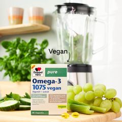 Viên uống Omega 3 1075 vegan DoppelHerz 80 viên của Đức 115619