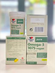 Viên uống Omega 3 1075 vegan DoppelHerz 80 viên của Đức 115619