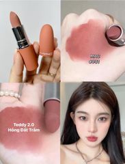 Set Son MAC Hail To The Chic Lipstick Trio - Bộ 3 Thỏi Son Chất Lì Ruby Woo, Stay Curious, Teddy 2.0 Hạn Chế