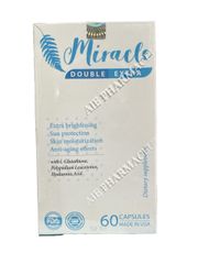 Miracle Miracle Double White Extra 60 viên uống trắng da, chống nắng