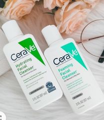 Sữa rửa mặt tẩy tế bào chết, sạch mụn Cerave 87ml, Mỹ