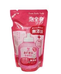 Sữa Tắm Gội Arau Baby 400ml - Chiết Xuất Thảo Mộc Tự Nhiên Nhẹ Nhàng, Dưỡng Da Mịn Màng Cho Trẻ Em Nhật Bản
