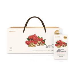 Hồng Sâm Ngũ Vị Tử Bắc Chunho Ncare - Giúp Bổ Gan, Bổ Máu, Thức Uống Khỏe Mạnh, Hương Vị Độc Đáo Từ Ngũ Vị Tử 100ml x30 Gói