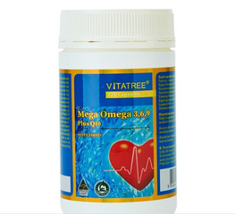 Vitatree Mega Omega 369 Plus CoQ10 (120 viên) Úc