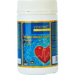 Vitatree Mega Omega 369 Plus CoQ10 (120 viên) Úc