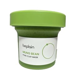Mặt nạ đất sét Beplain Mung Bean Pore Clay Mask 120ml - Kiểm soát dầu thừa và thu nhỏ lỗ chân lông cho làn da sạch, mịn màng