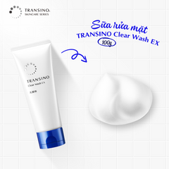 Sữa rửa mặt trắng da, giảm nám Transino Clear Wash 100g 117006