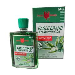 Dầu Khuynh Diệp Eagle Brand 30ml - Tinh Dầu Xoa Bóp Hỗ Trợ Thở Lưu Thông, Giảm Cảm Cúm, Mùi Thơm Dễ Chịu