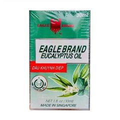 Dầu Khuynh Diệp Eagle Brand 30ml - Dầu Xoa Bóp Giảm Đau, Hỗ Trợ Ngủ Ngon, Sát Trùng, Chống Muỗi, Cho Trẻ Em