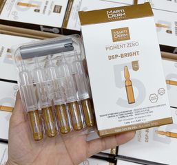Set 5 ống Ampoule Serum MartiDerm Pigment Zero DSP Bright - Dưỡng Da Trắng Sáng, Giảm Đốm Nám, Ngừa Sắc Tố, Bảo Vệ UV