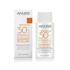 Kem Chống Nắng Nhũ Tương Anubis SPF 50+ Emulsion 50ml - Bảo Vệ Da Cao Cấp, Chống Tia UVA/UVB, Dành Cho Da Nhạy Cảm