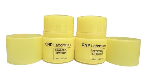 Set Dưỡng Môi Keo Ong CNP Propolis Lipcerin 15ml - Dưỡng ẩm & Làm Mềm Môi, Mặt Nạ Ngủ Ban Đêm từ Hàn Quốc
