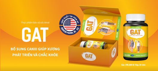 Viên uống bổ sung canxi  Gat- nhập khẩu MỸ