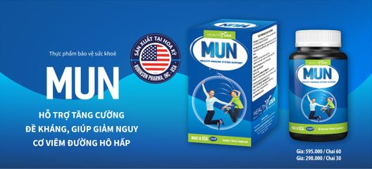 Viên uống tăng cường đề kháng Mun - Nhập khẩu Mỹ