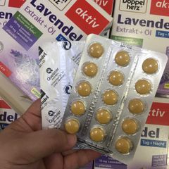 Hỗ trợ ngủ ngon, an thần Doppelherz Lavendel 30 Viên Đức chính hãng